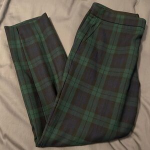 J.Crew J. Crew H3704 Chic Blackwatch Plaid Martie Pant Size 4